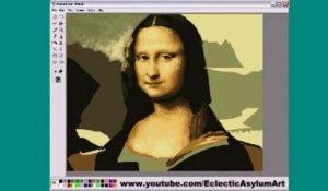 Dessiner Mona Lisa avec Microsoft Paint - Tuto