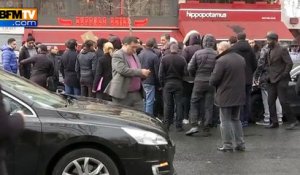 Manifestation des chauffeurs VTC et de Loti à Paris