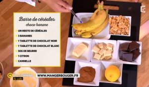 La recette anti-gaspi : barres de céréales choco-banane