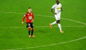 12/02/16 : SRFC-SCO : premiers pas de Salles Lamonge en Ligue 1