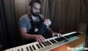 Adorable : ce père joue une berceuse pour endormir son enfant