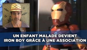 Un enfant malade devient Iron Man grâce à une association