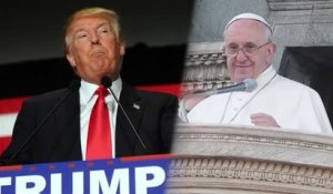 Donald Trump répond au Pape François qui remet sa foi en question