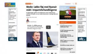 Le Premier Ministre danois surpris sur un vol Ryanair