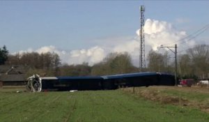 Un train déraille aux Pays-Bas: un mort, sept blessés