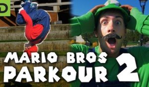 Mario Bros en mode parkour dans la vie réelle !
