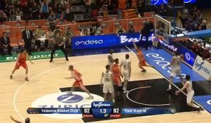 Valence - Real Madrid :  Le buzzer beater de Sergio Llull (Basket)