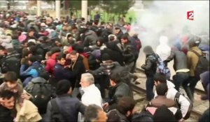 Migrants : des incidents ont éclaté à la frontière entre la Grèce et la Macédoine