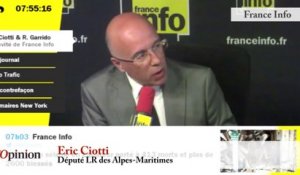 Eric Ciotti : « Je demande au ministre de l’Intérieur de déposer plainte contre la CGT »