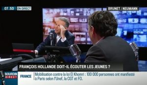 Brunet & Neumann: François Hollande doit-il écouter les jeunes ? - 10/03