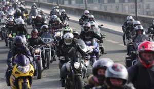 VIDEO (41) Promenade revendicative des motards en colère à Blois