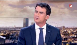 Manuel Valls, invité du 20h de France 2
