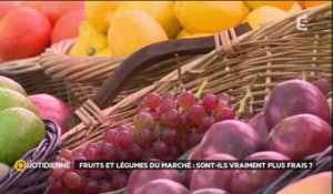 Fruits et légumes du marché : sont-ils vraiment plus frais ?