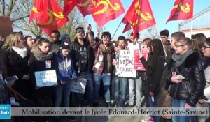 Mobilisation lycéenne contre la loi du travail dans l'agglomération troyenne