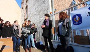 Montreuil-sur-Mer : près de 200 élèves du lycée Woillez manifestent contre la loi Travail