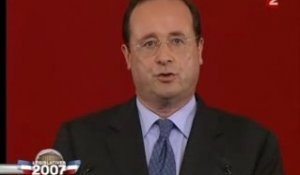 Législatives 1er tour discours François Hollande