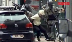 Une vidéo amateur montre l'arrestation de Salah Abdeslam à Molenbeek