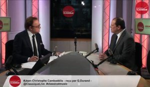 "Il faut tout faire pour essayer de reconstruire l'ensemble de la gauche" Jean-Christophe Cambadélis (21/03/2016)