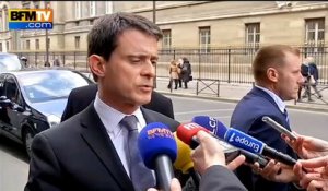Explosions à Bruxelles: "Nous subissons en Europe des actes de guerre", déclare Valls