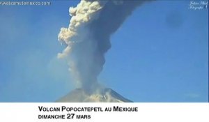 Mexique : le volcan Popocatepetl redouble d'activité
