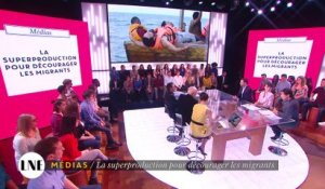 Médias: La superproduction pour décourager les migrants - La Nouvelle Edition - 29/03/16 - CANAL +