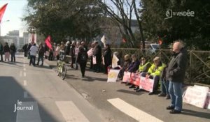 Ligne Nantes-Bordeaux : Manifestation de l'ADSP (Vendée)
