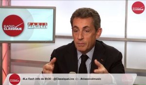 Le Chômage  (interview de Nicolas Sarkozy) - 30/03/2016