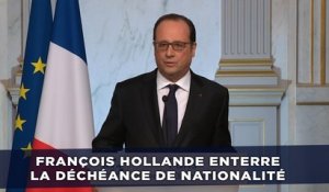 Révision constitutionnelle: François Hollande enterre la déchéance de nationalité