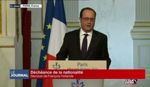 "J'ai décidé de clore le débat constitutionnel", F. Hollande
