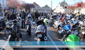 À Crépy-en-Valois, 400 motards rendent hommage aux victimes de la route