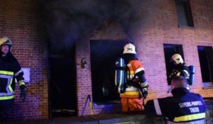 Berzée : incendie dans l'ancienne imprimerie