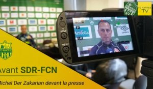 SRC-FCN : Michel Der Zakarian devant la presse