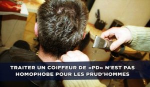 Traiter un coiffeur de «PD» n'est pas homophobe pour les prud'hommes
