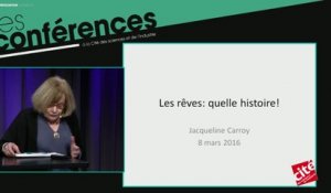 Les rêves: toute une histoire