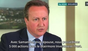 David Cameron reconnait avoir eu des actions dans un fonds offshore