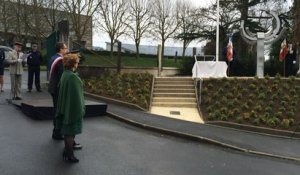 Inauguration de la nouvelle stèle commémorant l'hôpital irlandais