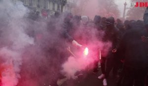 Manifestation contre la loi travail : au coeur des incidents, place de la Nation à Paris