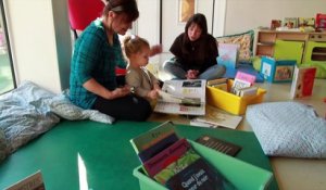 Lecture partagée à la crèche Schaeffer d’Aubervilliers