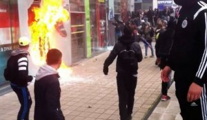 Nantes : des casseurs attaquent un magasin Go Sport