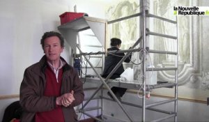 VIDEO (41) De remarquables fresques découvertes au château des Grotteaux à Huisseau-sur-Cosson