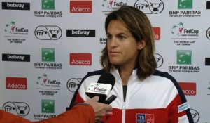 Fed Cup - Mauresmo : "Peut être la meilleure équipe de France"