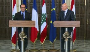 Déclaration conjointe avec Tammam SALAM, président du Conseil des Ministres libanais