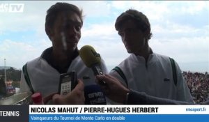 Monte-Carlo: trois à la suite pour Mahut et Herbert en double