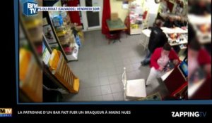 La patronne d’un bar met fin à un braquage à mains nues (vidéo)