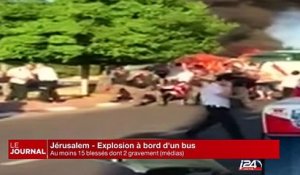 Edition spéciale: explosion dans un bus à Jérusalem