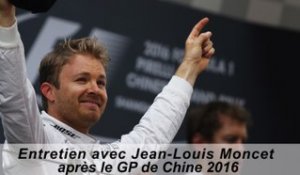Entretien avec Jean-Louis après le GP de Chine 2016