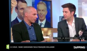C à Vous : Yanis Varoufakis tacle François Hollande, "il mérite d’être oublié rapidement" (Vidéo)
