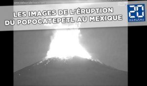 Les images de l'éruption du Popocatepetl au Mexique
