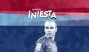 Foot - Euro 2016 : Les Stars de l'Euro en 3 minutes - Andrés Iniesta (Espagne)