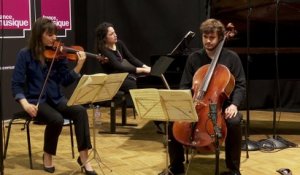Trio Karénine interprète la 5ème Dumka (Allegro) du trio "Dumky" d'Antonin Dvořák  | Le live de la Matinale